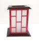 Preview: Tanno Design® Japan Kerzenhalter Reiwa mit Teelichtfunktion rot/schwarz