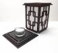 Preview: Tanno Design® Japan Kerzenhalter Emi mit Teelichtfunktion schwarz