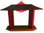 Preview: Tanno Design®  japanisches Eingangstor Tempel Schrein Torii - rot/schwarz  21,5 x17cm