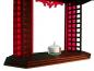 Preview: Tanno Design®  japanisches Eingangstor Tempel Schrein Torii - rot/schwarz  21,5 x17cm