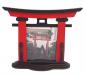 Preview: Tanno Design® Japan Torii Tor Hisa mit - Bilderrahmen - japanisches Standbild rot/schwarz