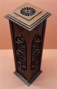 Tanno Design® Japan Räucherturm Räucherstäbchenhalter Amida nussbraun
