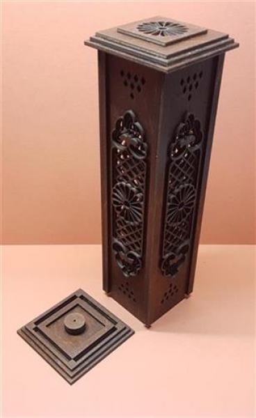 Tanno Design® Japan Räucherturm Räucherstäbchenhalter Amida nussbraun
