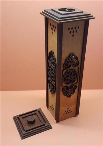 Tanno Design® Japan Räucherturm Räucherstäbchen Blume des Lebens birnbaum