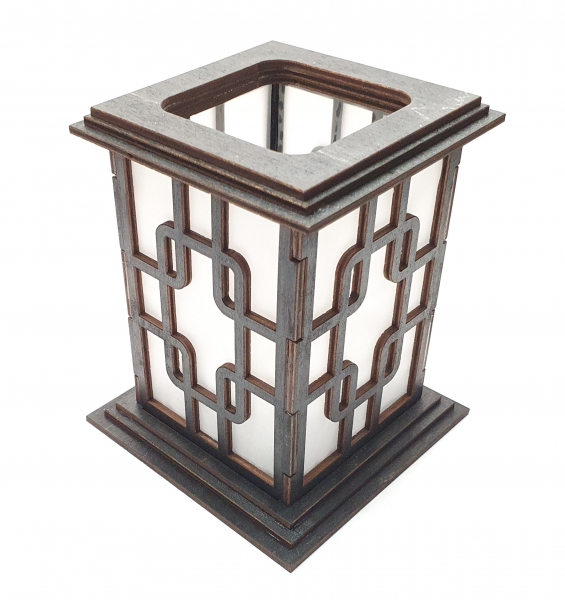Tanno Design® Japan Kerzenhalter Emi mit Teelichtfunktion schwarz