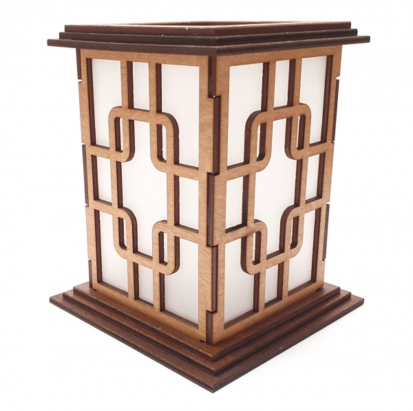 Tanno Design® Japan Kerzenhalter Emi mit Teelichtfunktion birnbaum