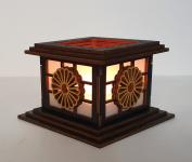 Tanno Design® Japan Kerzenhalter Nozume no kibo mit Teelichtfunktion schwarz/gold