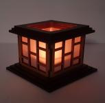 Tanno Design® Japan Kerzenhalter Reiwa no kibo mit Teelichtfunktion birnbaum