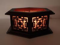 Tanno Design® Japan Kerzenhalter Akina roku mit Teelichtfunktion birnbaum