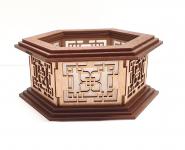 Tanno Design® Japan Kerzenhalter Akina roku mit Teelichtfunktion birnbaum