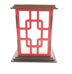 Tanno Design® Japan Kerzenhalter Emi mit Teelichtfunktion rot-schwarz