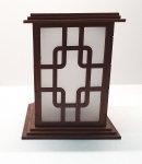 Tanno Design® Japan Kerzenhalter Emi mit Teelichtfunktion nussbraun