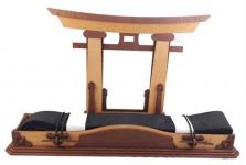 Tanno Design® Budo Torii Gürtelbox Black Belt - Holz -  birnbaum / braun ohne Gürtel