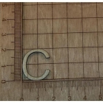Holzbuchstabe-C-20mm-Blockschrift