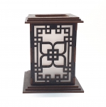 Tanno Design® Japan Kerzenhalter Ayu mit Teelichtfunktion schwarz